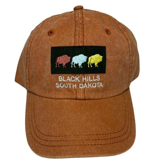Graphic imprints Other - Embroidered Hat Pigment Dyed Cap Adjustable Buckle Black Hills South Dakota NWT